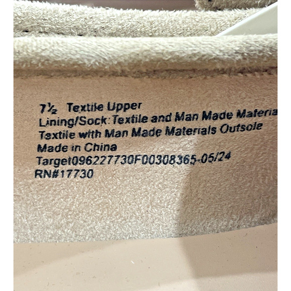 Laurel Loafer Shoes Beige Comfortable Memory Foam Sz 7.5 NWT A New Day - Picture 8 of 9